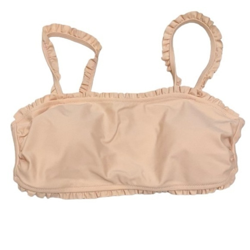 Cupshe peach bikini topSize xl ruffle trim
